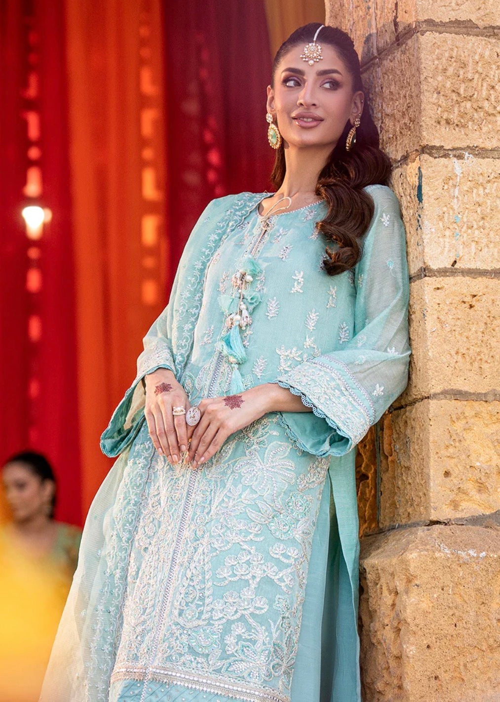 Salitex 3PC UNSTITCHED FESTIVE EMBROIDERED SUIT