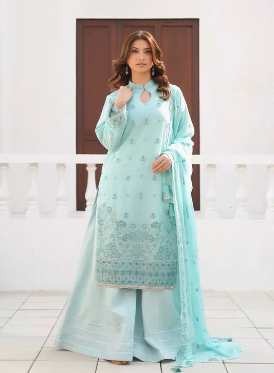 Salitex 3PC UNSTITCHED FESTIVE EMBROIDERED SUIT