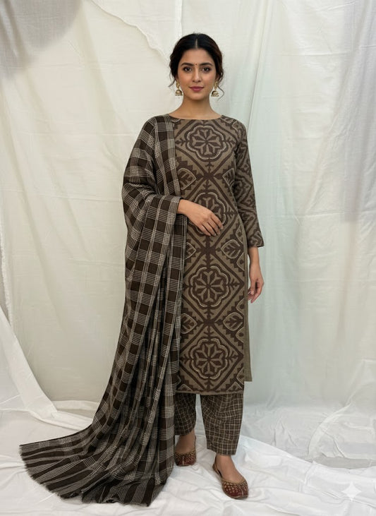 Bhoora Patti Kaari - 2 PC Unstitched