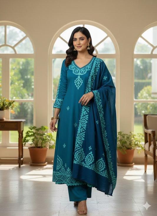Gehra Neele - 2 PC Unstitched