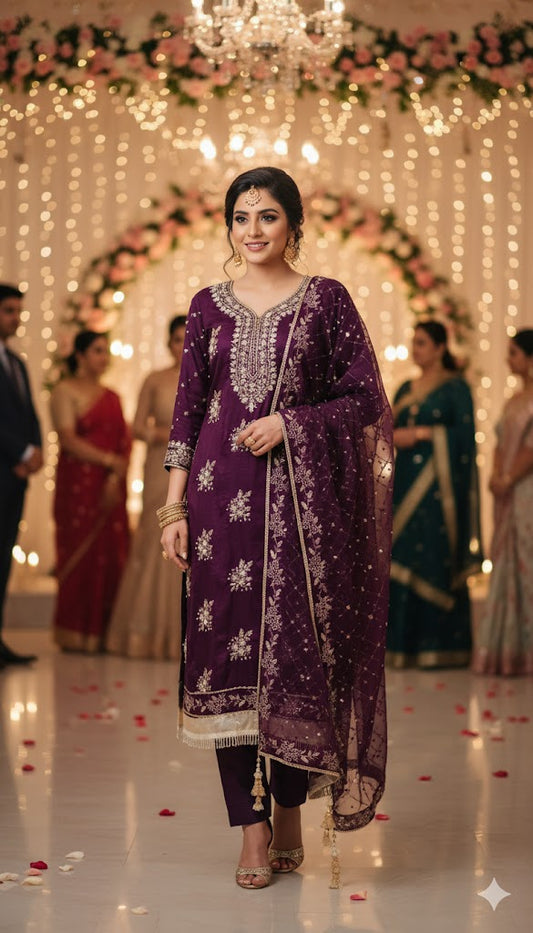 Regal Purple Formal Suit