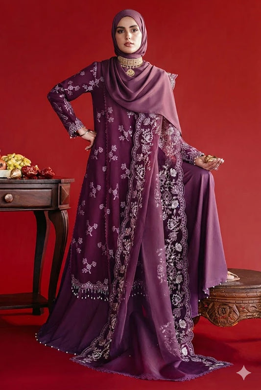 Cross Stitch | Eid Lawn Edit 26 | DEEP FLARE