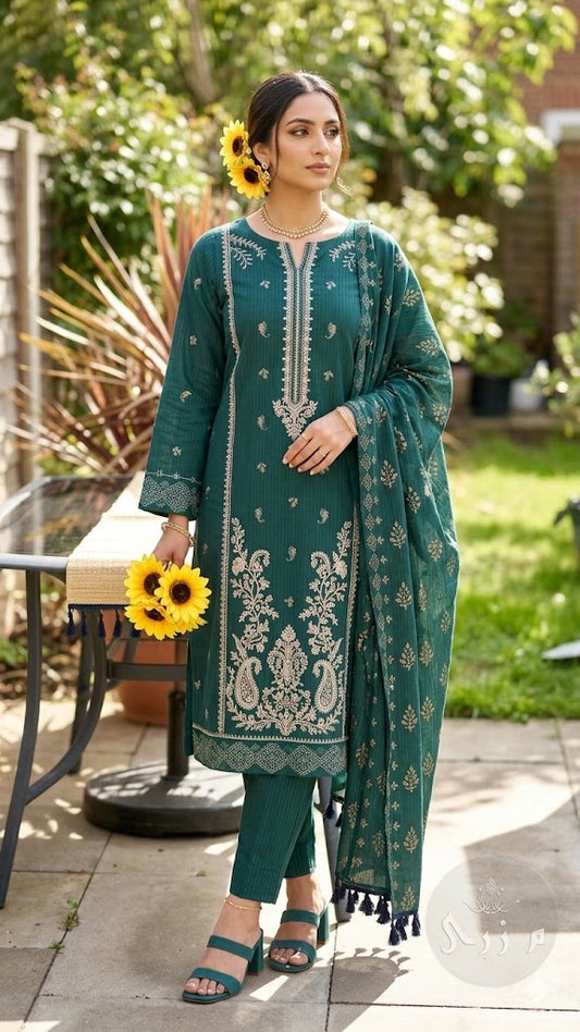 3 Piece Stitched Suit